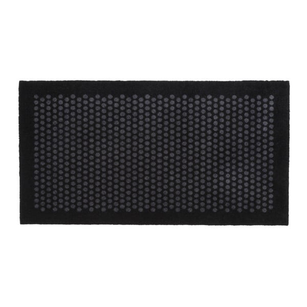 Czarno-szara wycieraczka Tica Copenhagen Dot, 67x120 cm