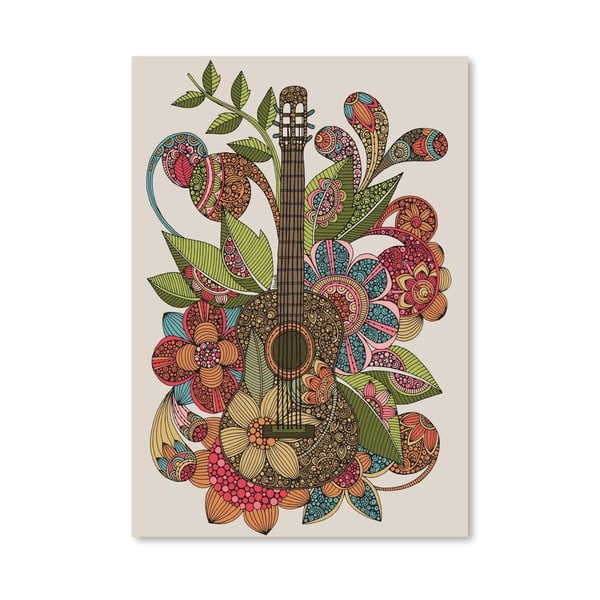 Plakat "Ever Guitar", Valentina Ramos