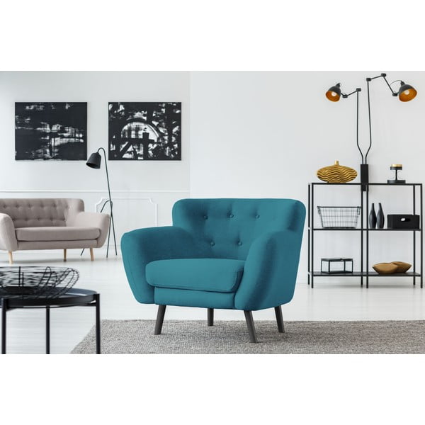 Turkusowy fotel Cosmopolitan design Hampstead-image-4