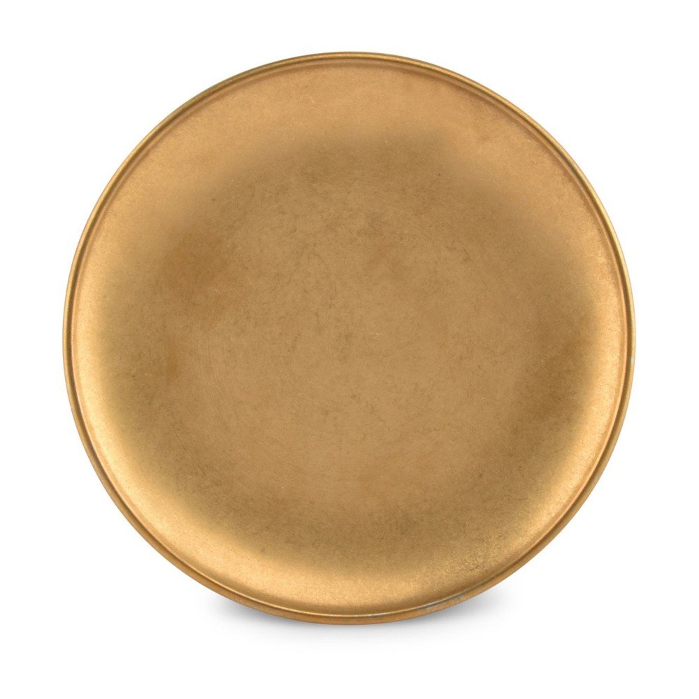 Metalowy talerz deserowy w kolorze złota ø 17 cm Serve – BonBistro