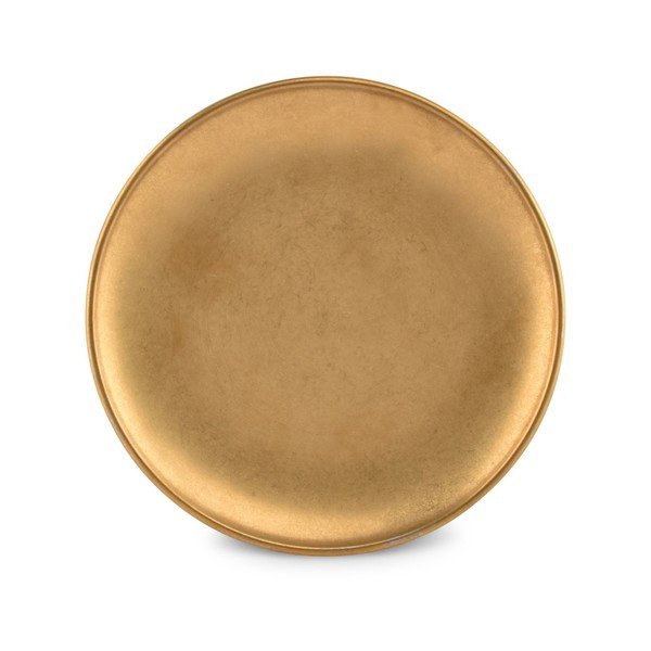 Metalowy talerz deserowy w kolorze złota ø 17 cm Serve – BonBistro