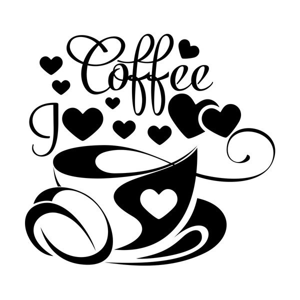 Naklejka Ambiance I Love Coffee-image-2