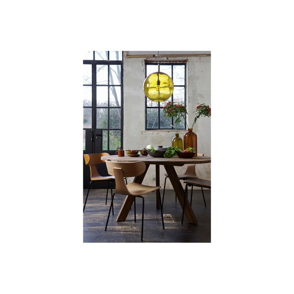 Stół z drewna wiązu BePureHome Tondo, ⌀ 140 cm-image-4