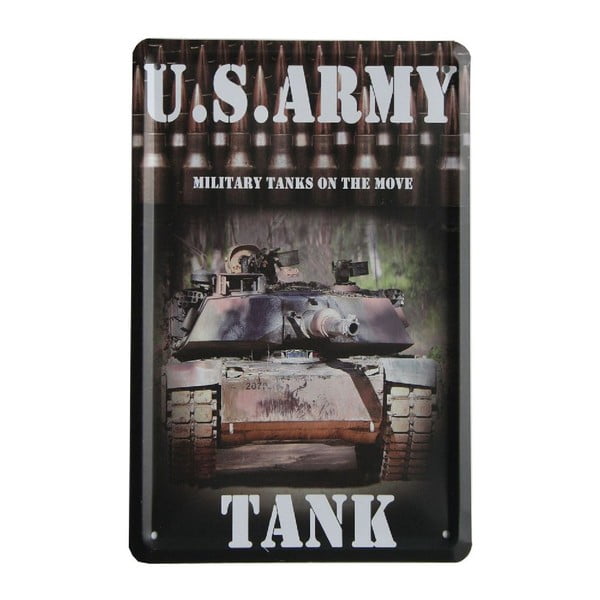 Tablica US Army Tank, 15x21 cm