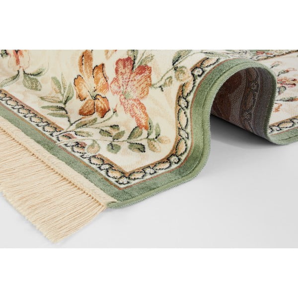 Zielono-kremowy dywan z wiskozy 195x300 cm Oriental – Nouristan-image-2