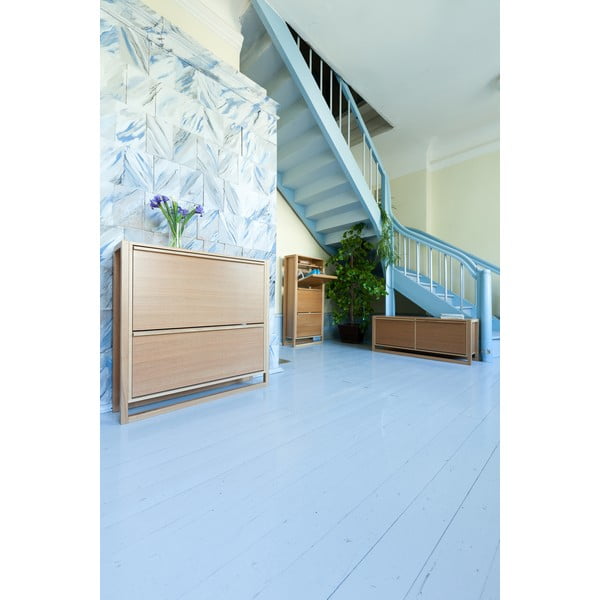 Uchylna szafka na buty w dekorze dębu NewEst – Woodman-image-1