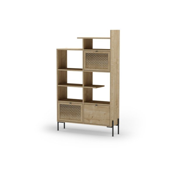 Regał w dekorze dębu 99x160 cm Inca – Marckeric-image-3