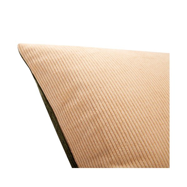 Zielono-beżowa poduszka Hübsch Cleo, 60x40 cm-image-3