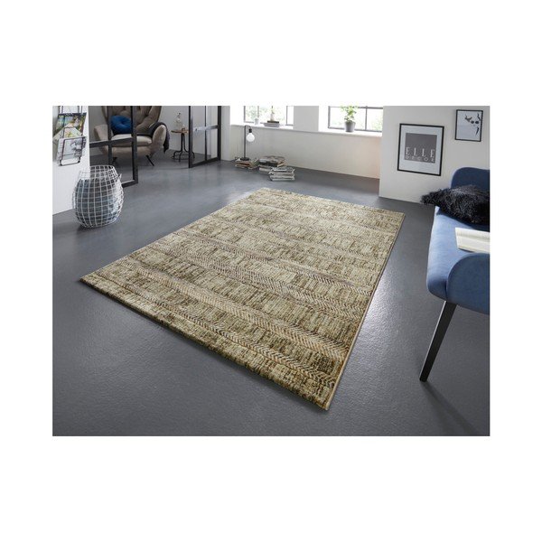 Zielono-kremowy dywan Elle Decoration Arty Gonesse, 160x230 cm-image-1