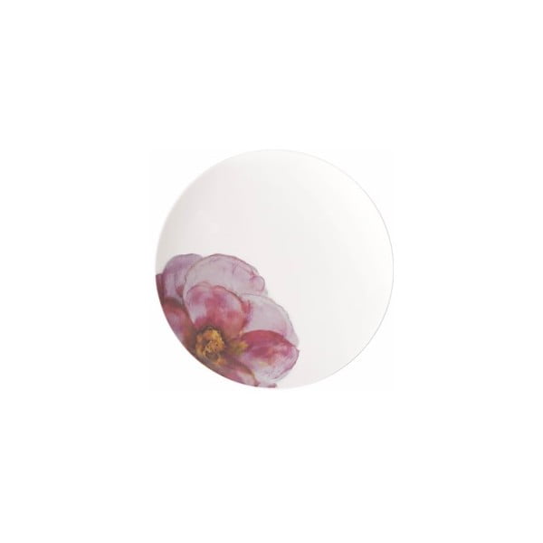 Biało-różowy porcelanowy talerz ø 28,5 cm Rose Garden − Villeroy&Boch