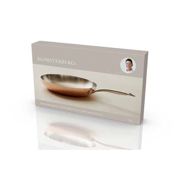 Patelnia ze stali nierdzewnej i miedzi ø 28 cm – Blomsterbergs-image-4