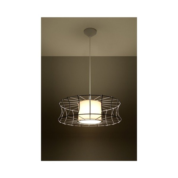 Biała lampa wisząca Sollux Parla-image-3
