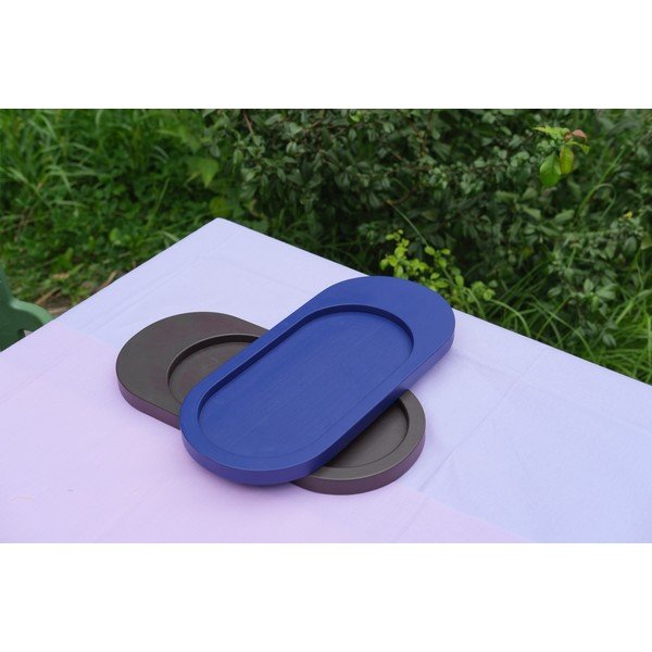 Drewniana taca dekoracyjna 15x32 cm Tenu – noo.ma-image-4