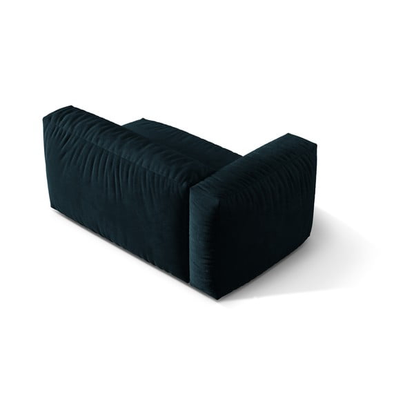 Ciemnoniebieski aksamitny moduł sofy (lewostronny) Martina – Micadoni -image-2