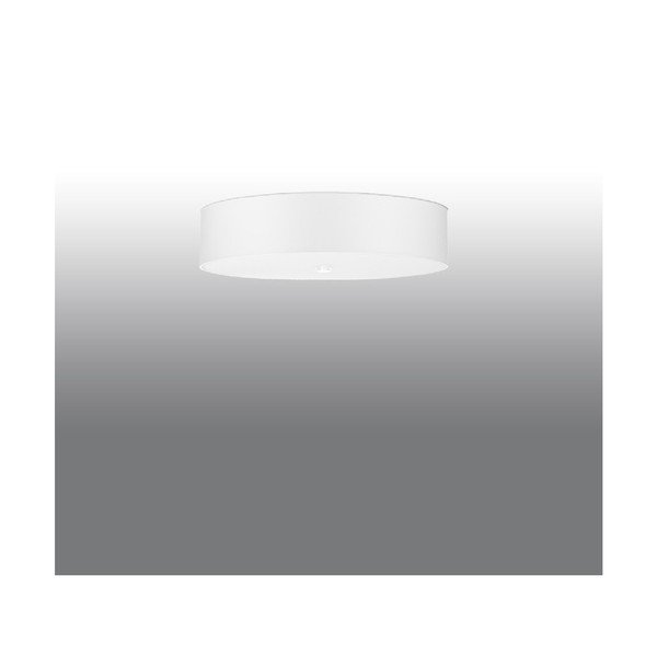 Biała lampa sufitowa ze szklanym kloszem ø 50 cm Herra – Sollux-image-2