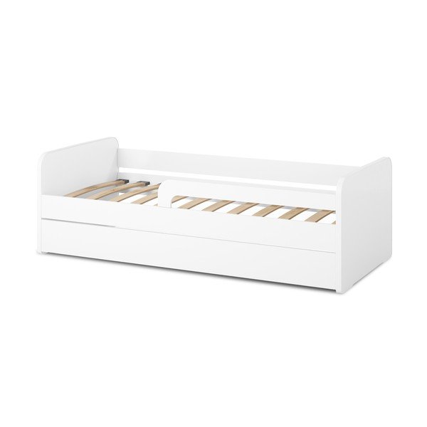 Białe łóżko dziecięce ze stelażem 80x160 cm Duuli – ELTAP