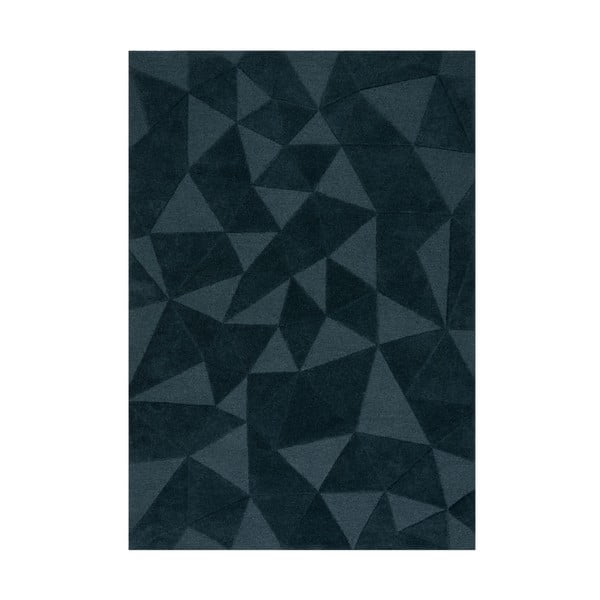 Zielononiebieski wełniany dywan tkany ręcznie 160x230 cm Shard Teal – Flair Rugs