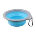 Plastikowa miska podróżna dla psów ø 15 cm  Dog Fantasy – Plaček Pet Products