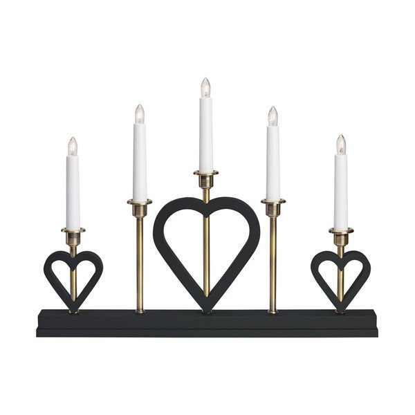 Czarna świąteczna dekoracja świetlna Melissa – Markslöjd