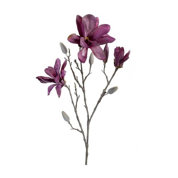 Sztuczny kwiat Magnolia, fioletowa