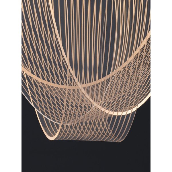 Aluminiowa lampa wisząca LED ze ściemniaczem w kolorze złota z kloszem ze szkła akrylowego ø 52 cm Valentin – Nova Luce-image-3