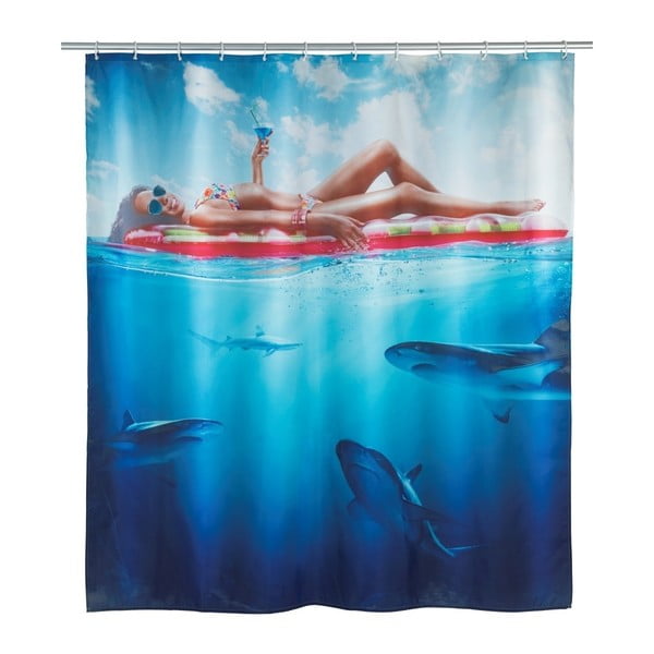 Zasłona prysznicowa Wenko Cool Lady, 180x200 cm