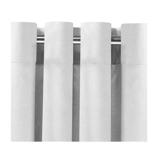 Kremowa aksamitna zasłona częściowo zaciemniająca (dimout) 200x250 cm Velto – Filumi-image-2