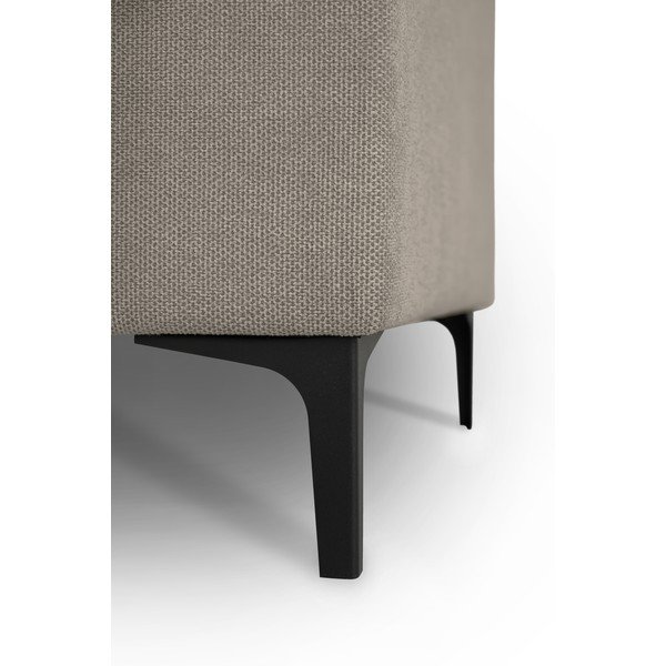 Jasnobrązowy narożnik z tkaniny szenilowej (prawostronny/w kształcie litery U) Fabian – Scandic-image-4