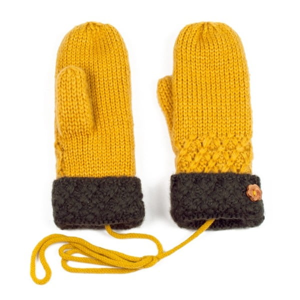 Żółte rękawiczki Tina