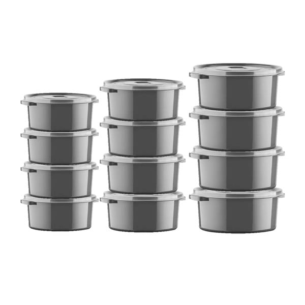 Pojemniki na żywność 12 szt. – Hermia