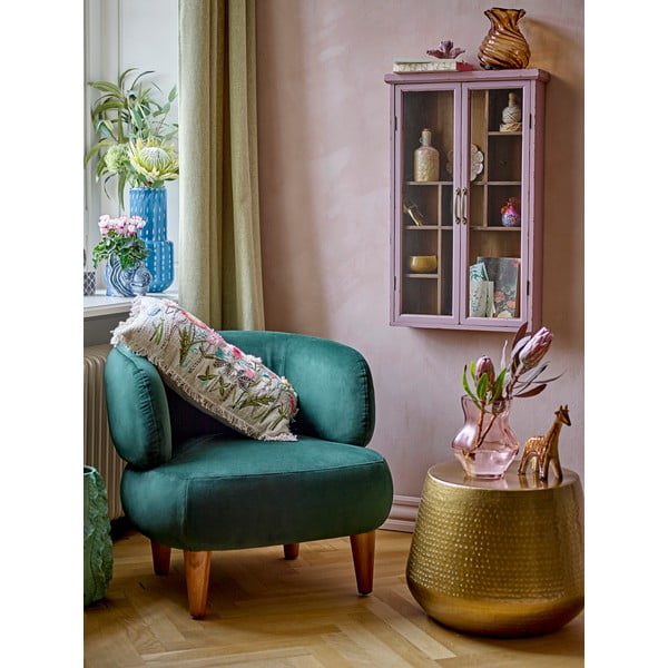 Metalowy okrągły stolik w kolorze złota ø 50 cm Avola – Bloomingville-image-4