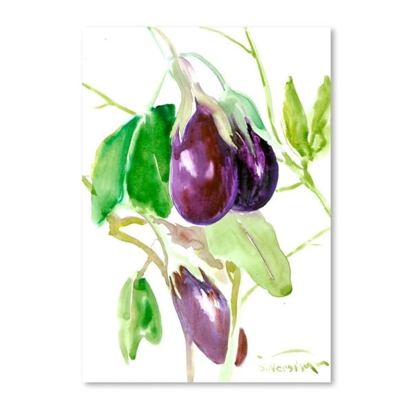 Plakat Eggplants (projekt Surena Nersisyana), 60x42 cm