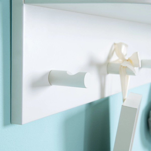 Biały ścienny wieszak dziecięcy Dreamworld 3 – Roba-image-3