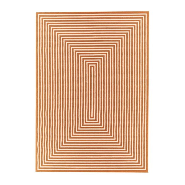 Pomarańczowy dywan odpowiedni na zewnątrz Floorita Braid, 200x285 cm