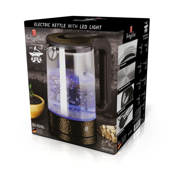 Czarny czajnik elektryczny 1,7 l Primal Gloss Collection – BerlingerHaus-image-4