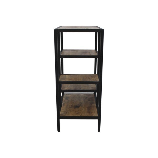 Regał z drewna mangowca HSM collection Levels, wys. 80 cm-image-1