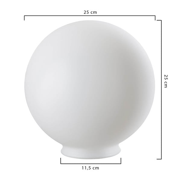 Biały klosz na lampę zewnętrzną Homemania Decor Hedwig-image-2