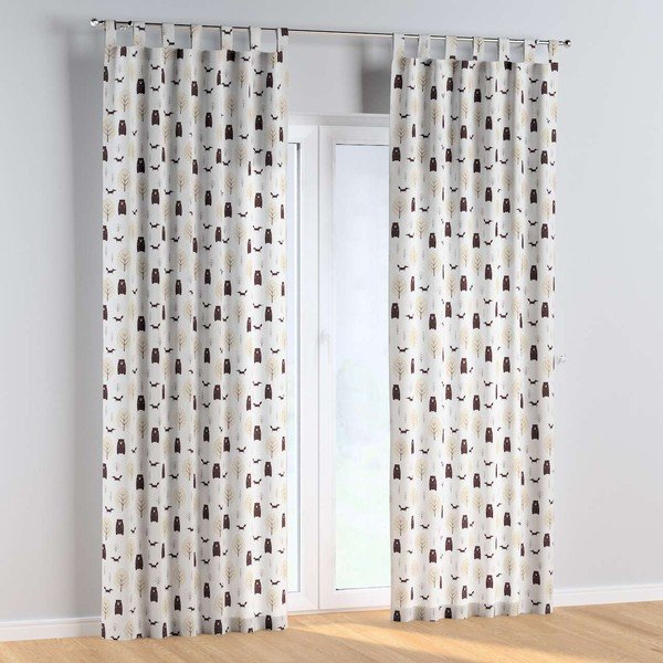 Zasłona dziecięca 260x130 cm Magic Collection – Yellow Tipi-image-1