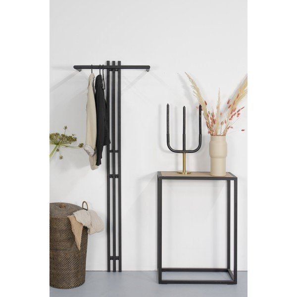 Czarny metalowy wieszak ścienny 65 cm Senza – Spinder Design-image-3