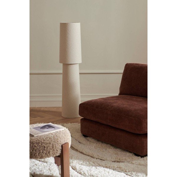 Kremowa lampa stojąca z materiału bouclé (wysokość 119 cm) Philo – Ellos Home-image-3