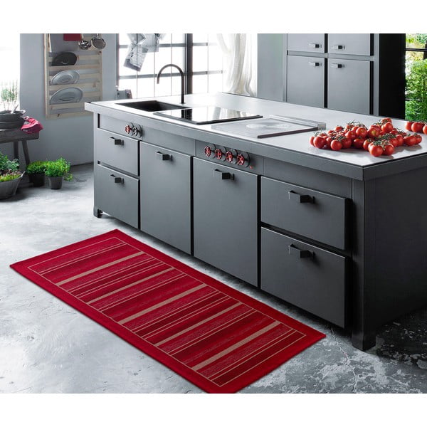 Czerwony chodnik Floorita Velour, 55x115 cm-image-2