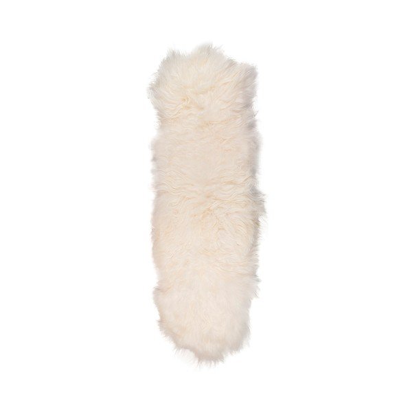 Dywan futrzany z długim włosiem Natural White