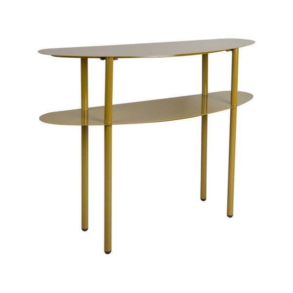 Metalowa konsola w kolorze khaki 28x90 cm Paris – Leitmotiv-image-2