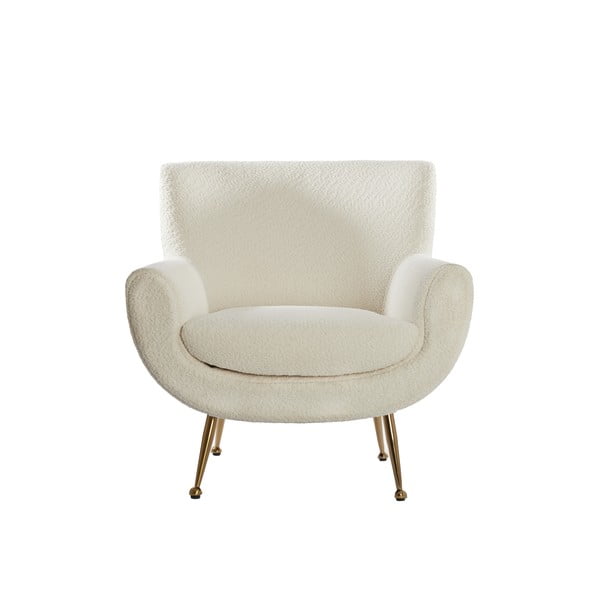 Kremowy fotel z materiału bouclé Vinstra – Light & Living-image-2