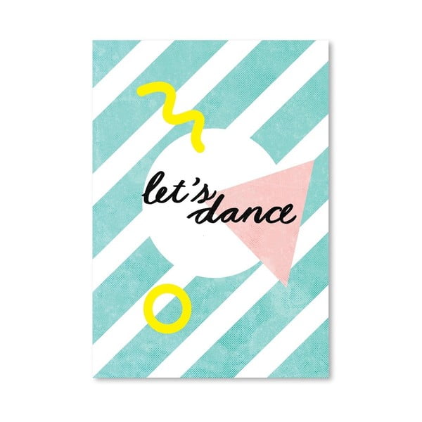 Plakat Lets Dance, 30x42 cm