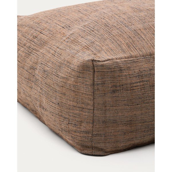 Pomarańczowo-naturalny puf Vedell – Kave Home-image-2