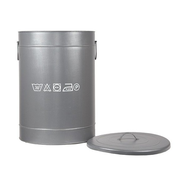 Kosz metalowy na pranie LABEL51, ⌀ 40 cm-image-3