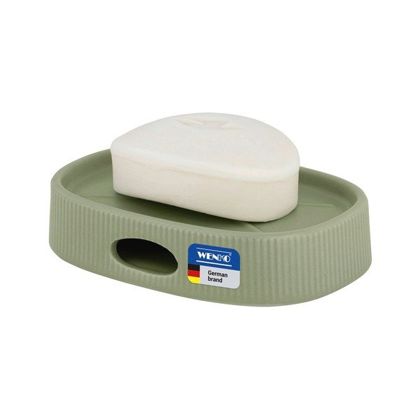 Zielona mydelniczka ceramiczna Fablo – Wenko-image-3