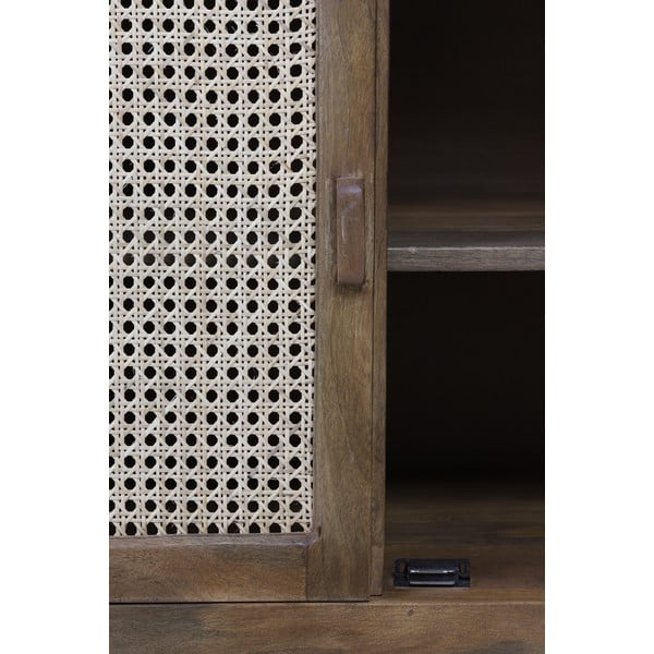 Brązowa komoda z drewna mango 88x84 cm Nipas – Light & Living-image-4