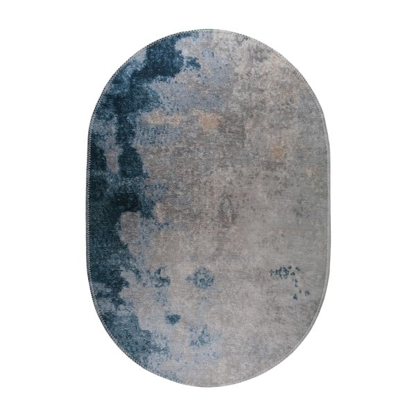 Niebiesko-szary dywan odpowiedni do prania 80x120 cm – Vitaus